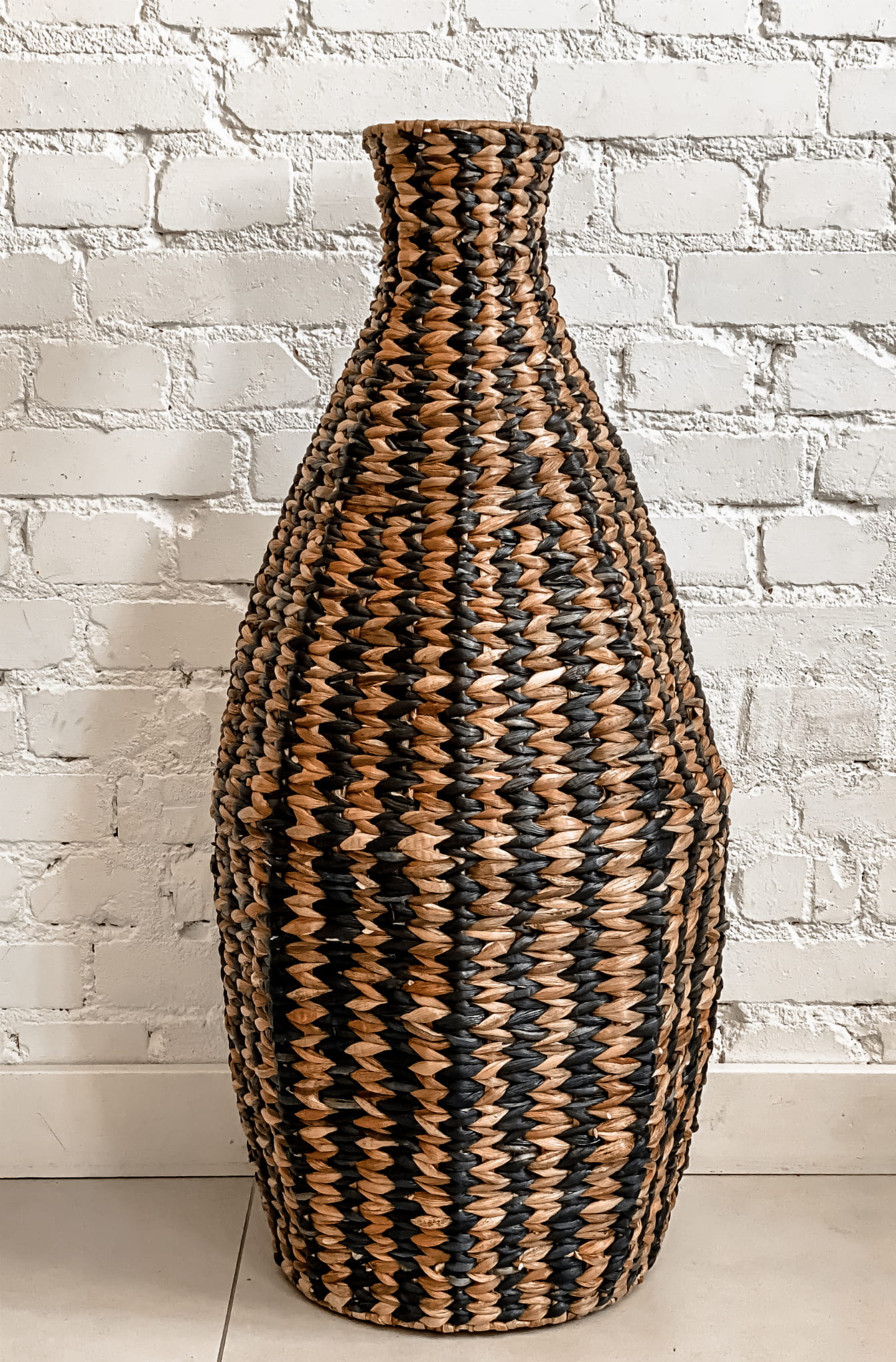 Eco Friendly Vase - Water Hyacinth Vase - Boho Style Home - Monnarita - handmade decor