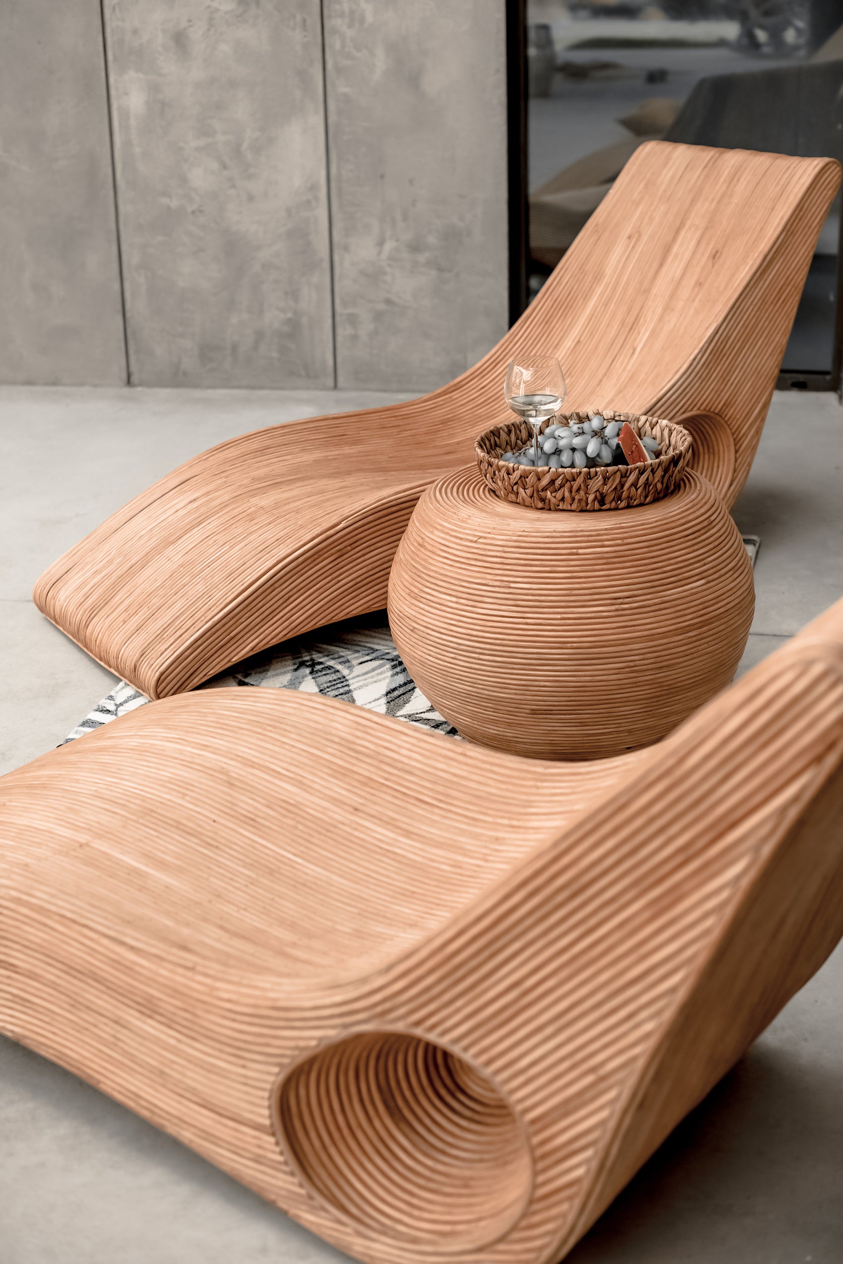 Rattan Sunbed - Rattan Furniture - Boho Style Chair - Monnarita - Handmade Furniture