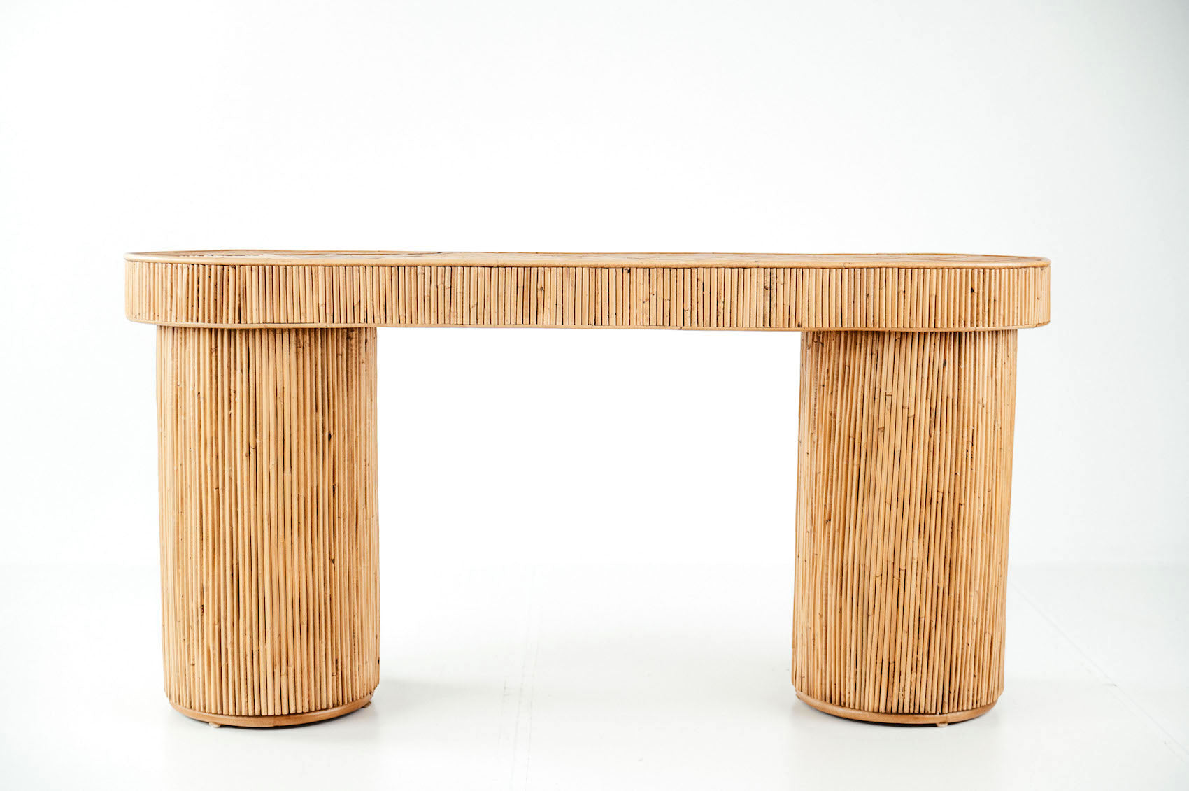 Rattan Console Table Kaca - Rattan Furniture - Boho Style - Monnarita - handmade furniture