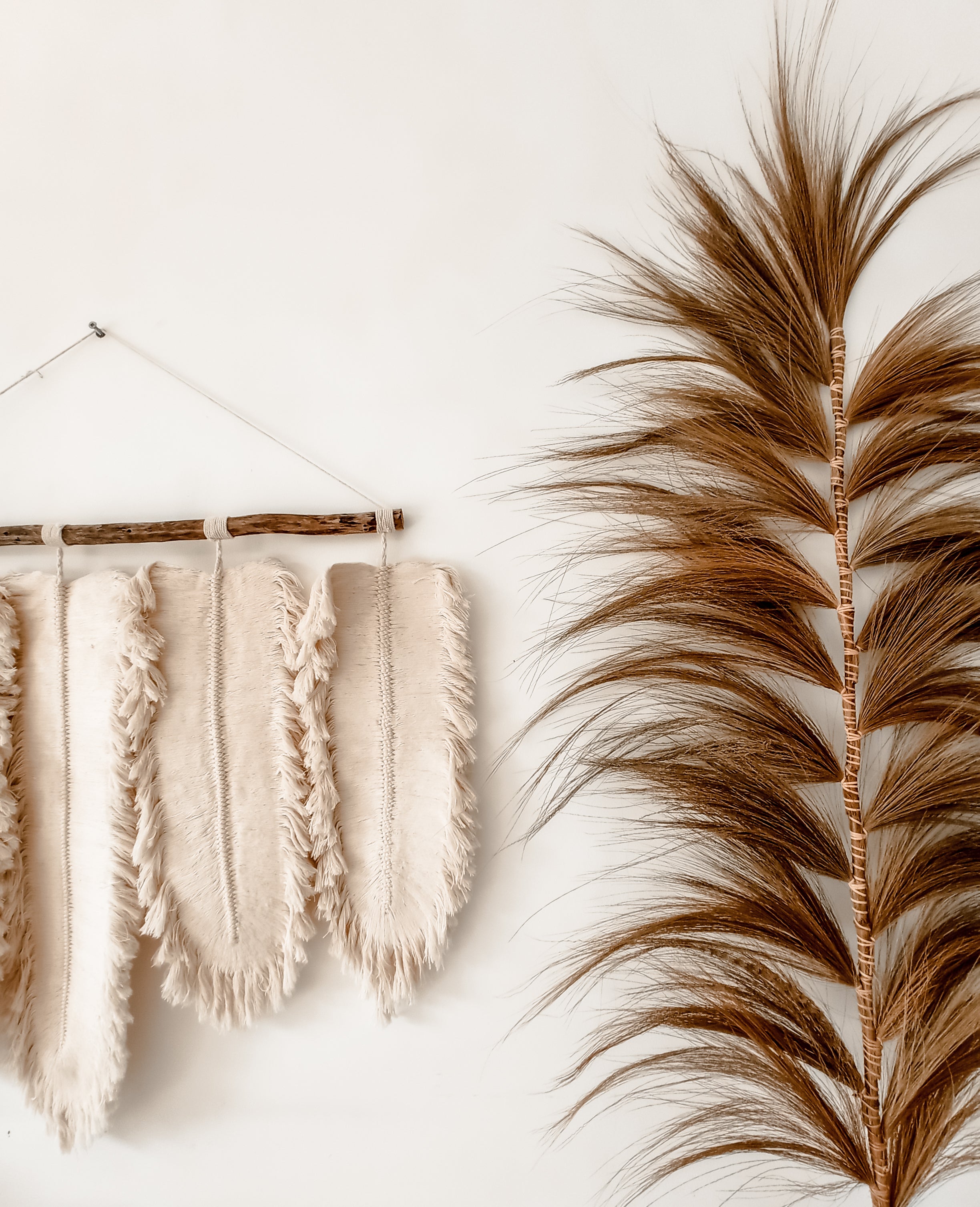 Feather wall outlet decor