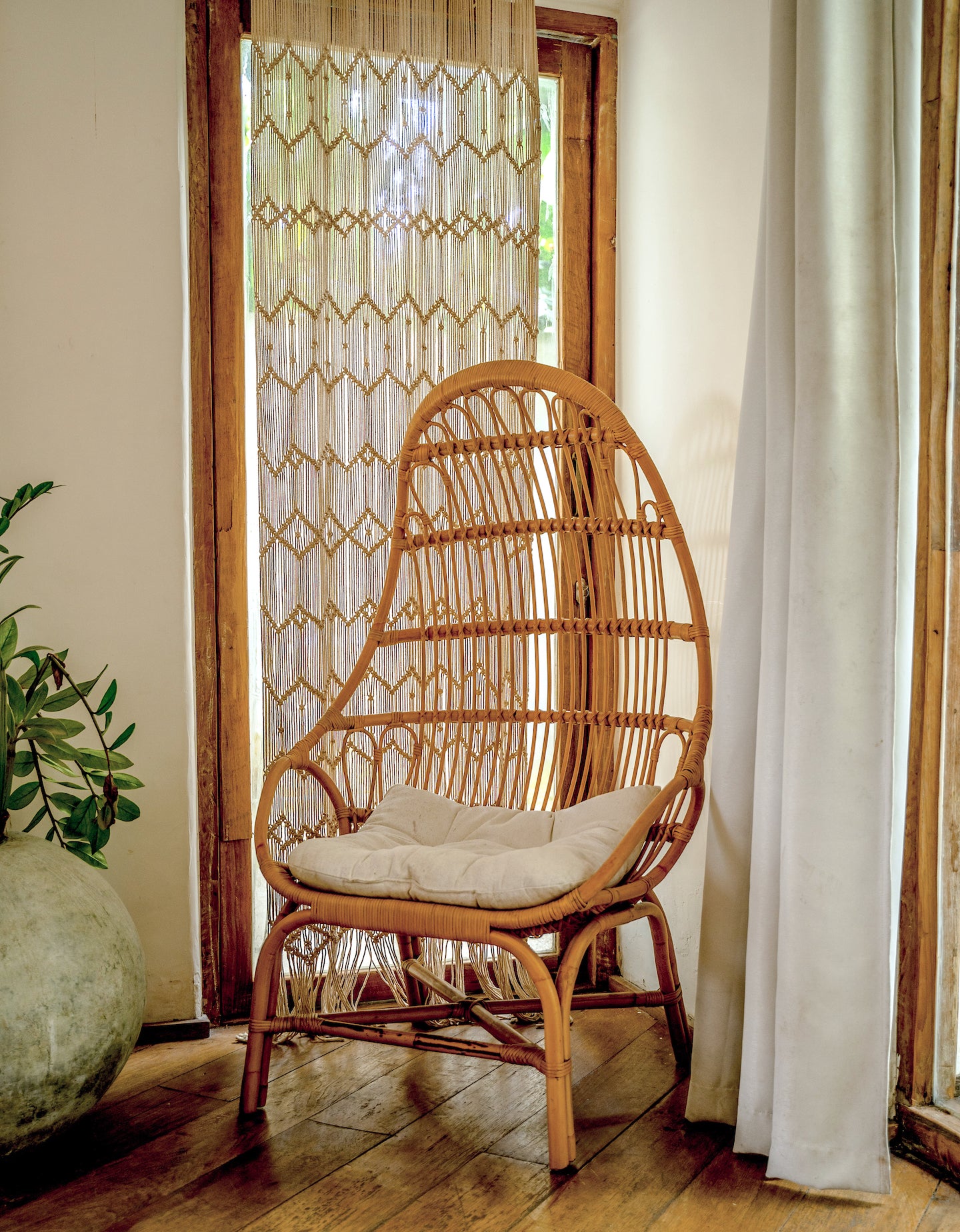Rattan Chair - Rattan Furniture - Boho Style Chair - Monnarita - handmade chair